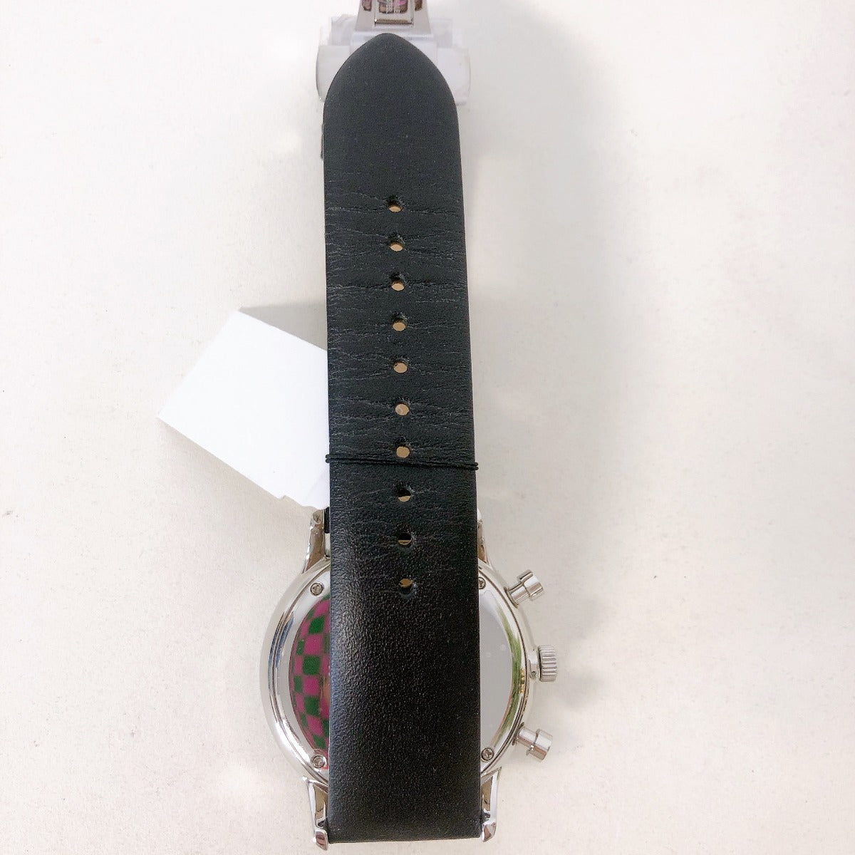 Emporio Armani AR0397 Gianni Chronograph Leather Strap Men's Watch:(new without tag) Emporio Armani AR0397 Gianni Chronograph Leather Strap Men's Watch:(new without tag)